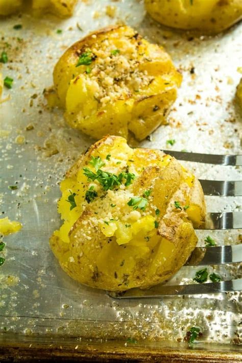 How many protein are in smashed potatoes with aromatic herbs - calories, carbs, nutrition