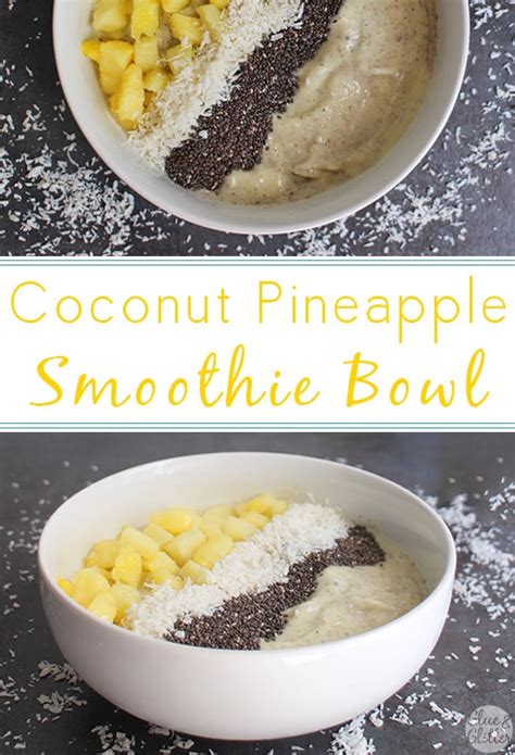 How many protein are in smoothie bowl pineapple coconut - calories, carbs, nutrition