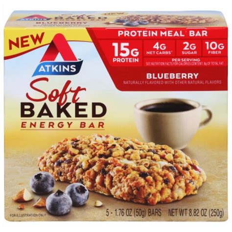 How many protein are in snack bars - soft baked blueberry - calories, carbs, nutrition