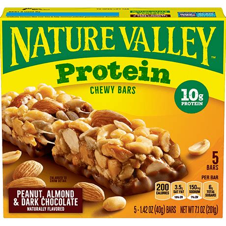 How many protein are in snacks, granola bar, general mills, nature valley, with yogurt coating - calories, carbs, nutrition