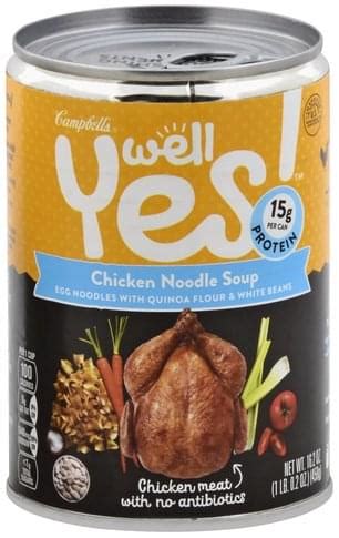 How many protein are in soup chicken red curry campbells 16 oz - calories, carbs, nutrition