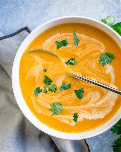 How many protein are in soup curried butternut squash 8 oz - calories, carbs, nutrition