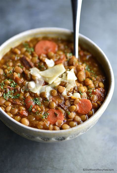 How many protein are in soup lentil bacon 12 oz - calories, carbs, nutrition