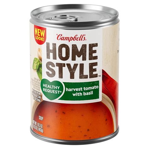 How many protein are in soup tomato basil campbells 6 oz - calories, carbs, nutrition