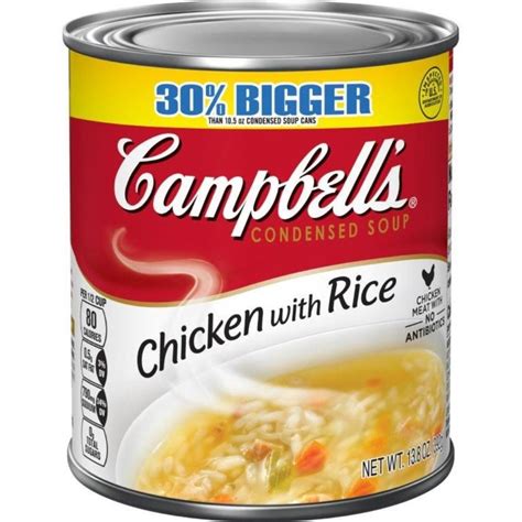 How many protein are in soup turkey rice campbells 6 oz - calories, carbs, nutrition