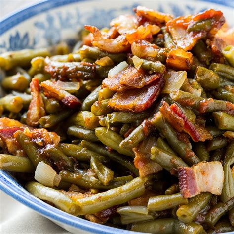 How many protein are in southern bbq green beans - calories, carbs, nutrition