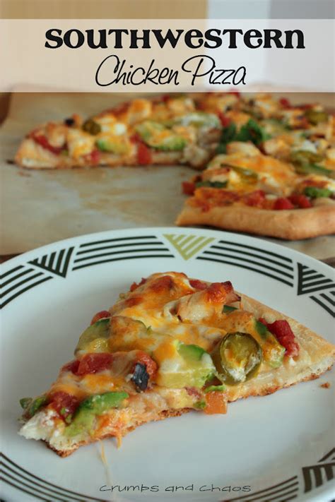 How many protein are in southwestern chicken pizza (111135.24) - calories, carbs, nutrition