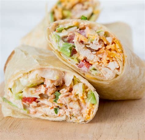 How many protein are in southwestern chicken wrap - calories, carbs, nutrition