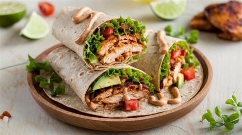How many protein are in southwestern grilled chicken wrap - calories, carbs, nutrition