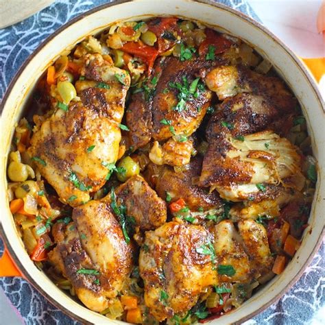 How many protein are in spanish chicken with rice - calories, carbs, nutrition