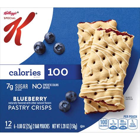 How many protein are in special k pastry - calories, carbs, nutrition