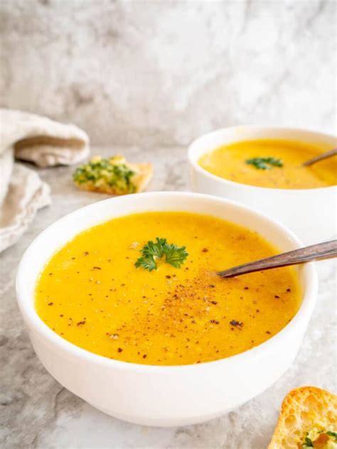 How many protein are in spiced butternut squash soup - calories, carbs, nutrition