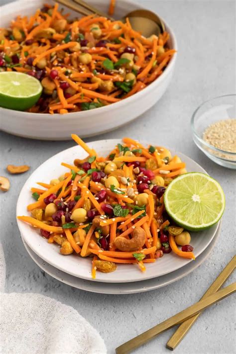 How many protein are in spiced carrot salad - calories, carbs, nutrition