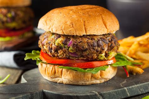 How many protein are in spicy bean burger in seeded bun - calories, carbs, nutrition