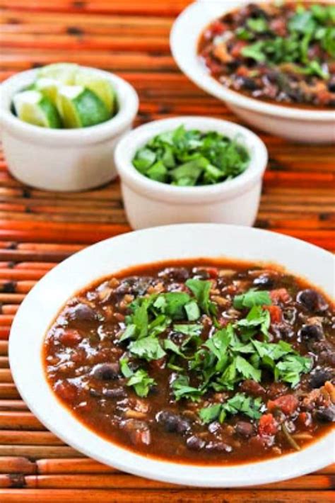 How many protein are in spicy black bean and rice soup - calories, carbs, nutrition