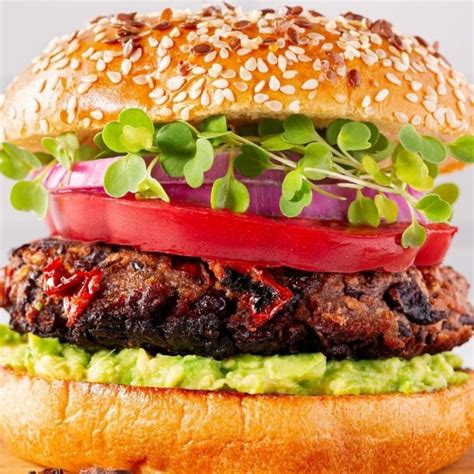 How many protein are in spicy black bean patty - calories, carbs, nutrition
