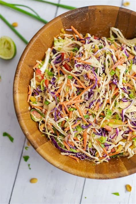 How many protein are in spicy cabbage slaw with peanuts - calories, carbs, nutrition