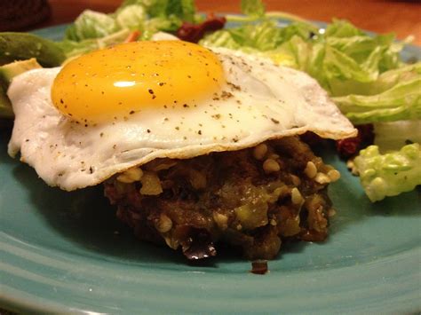 How many protein are in spicy green chile burger - calories, carbs, nutrition