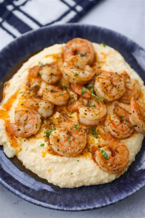 How many protein are in spicy shrimp and grits - calories, carbs, nutrition