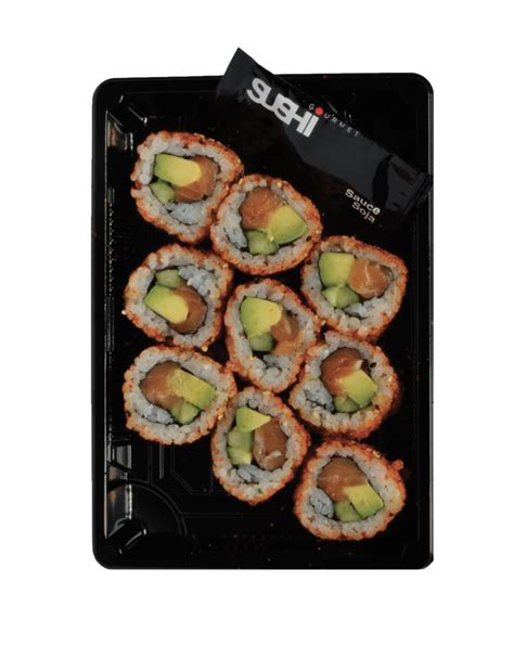 How many protein are in spicy surimi sushi roll - calories, carbs, nutrition