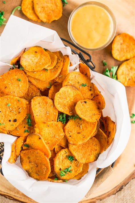 How many protein are in spicy sweet potato chips - calories, carbs, nutrition