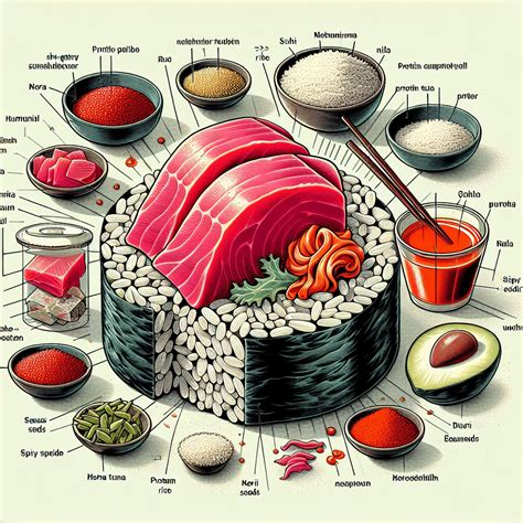 How many protein are in spicy tuna skinny roll - calories, carbs, nutrition