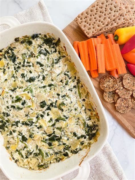 How many protein are in spinach and artichoke filling - calories, carbs, nutrition