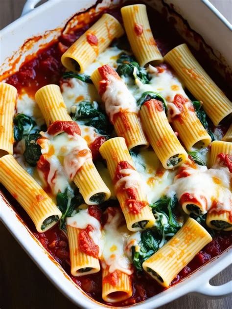 How many protein are in spinach stuffed rigatoni - calories, carbs, nutrition