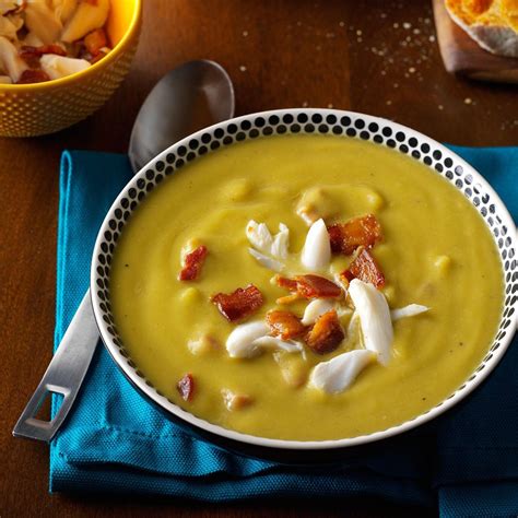How many protein are in split pea soup with bacon - calories, carbs, nutrition