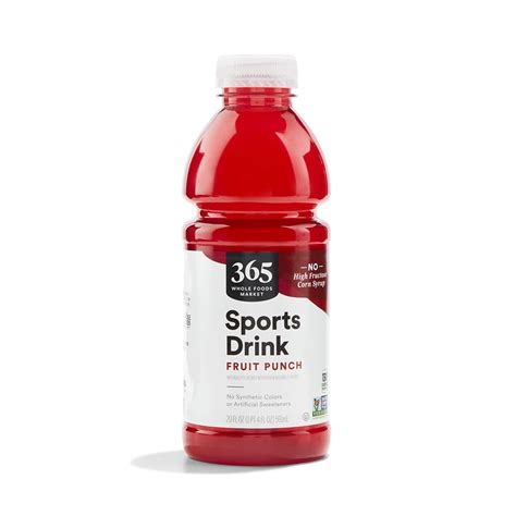 How many protein are in sports drink (fruit punch) - calories, carbs, nutrition