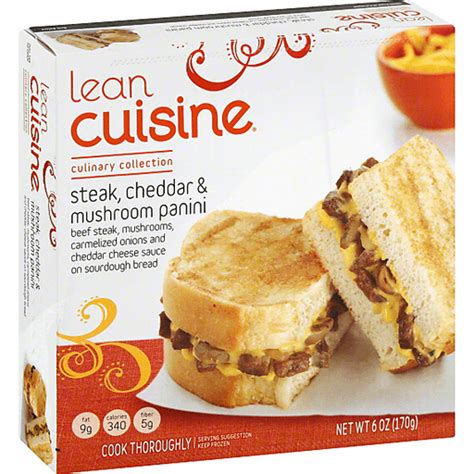 How many protein are in steak, cheddar, and mushroom panini - calories, carbs, nutrition