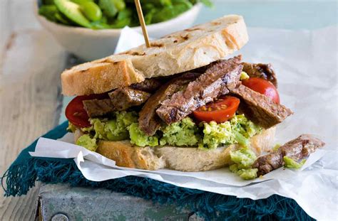 How many protein are in steak cheddar grilled sourdough sandwich - calories, carbs, nutrition