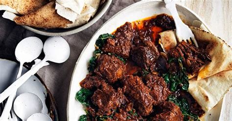 How many protein are in stewed berbere spiced beef stew - calories, carbs, nutrition