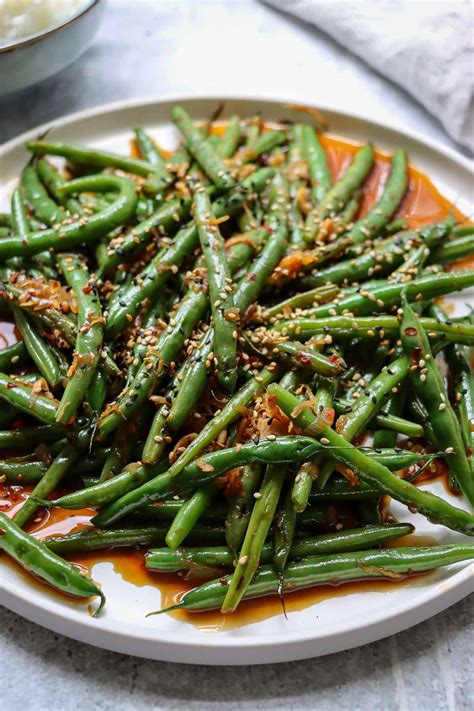 How many protein are in stir fried green beans with coconut - calories, carbs, nutrition