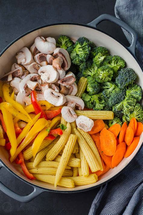 How many protein are in stir fry vegetables - calories, carbs, nutrition