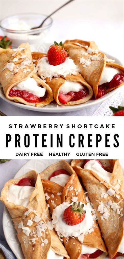 How many protein are in strawberry crepes - calories, carbs, nutrition