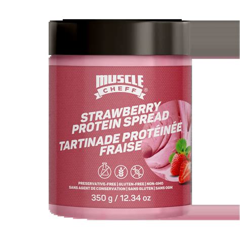 How many protein are in strawberry spread - calories, carbs, nutrition