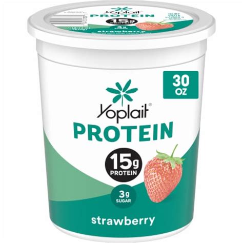 How many protein are in strawberry yogurt - calories, carbs, nutrition