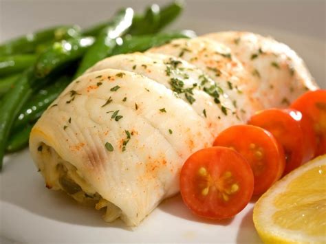 How many protein are in stuffed flounder - calories, carbs, nutrition