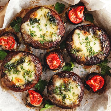 How many protein are in stuffed mushrooms - calories, carbs, nutrition