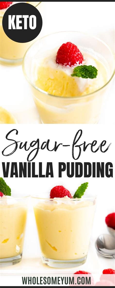 How many protein are in sugar free vanilla pudding - calories, carbs, nutrition