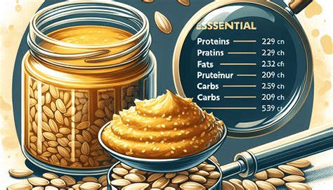 How many protein are in sunflower butter - calories, carbs, nutrition