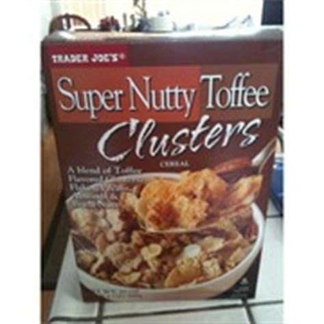 How many protein are in super nutty toffee clusters - calories, carbs, nutrition