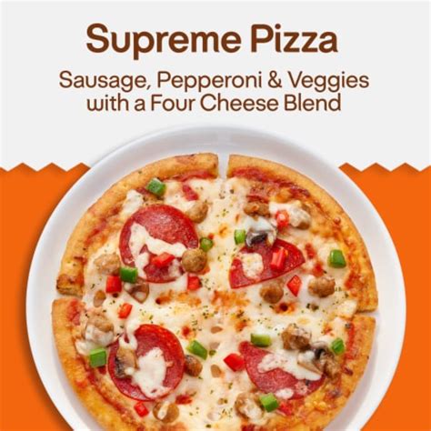 How many protein are in supreme wheat pizza - calories, carbs, nutrition