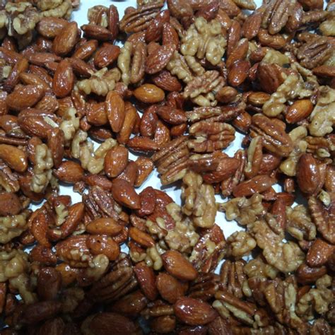 How many protein are in sweet and salty spiced nuts - calories, carbs, nutrition