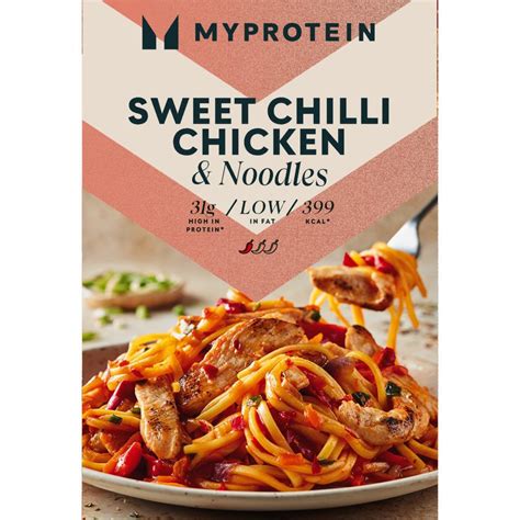 How many protein are in sweet chilli noodles - calories, carbs, nutrition