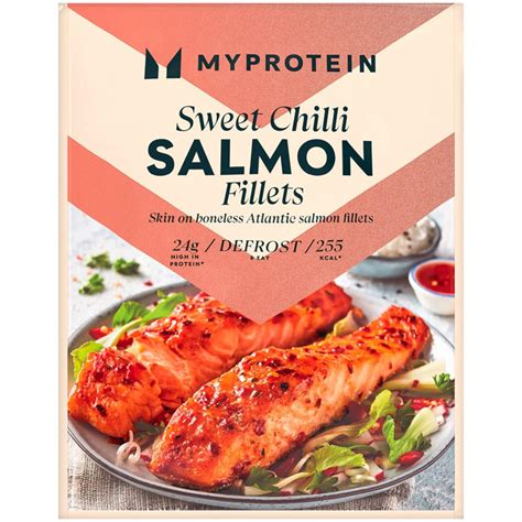 How many protein are in sweet chilli smoked salmon taster - calories, carbs, nutrition