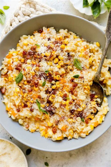 How many protein are in sweet corn risotto - calories, carbs, nutrition