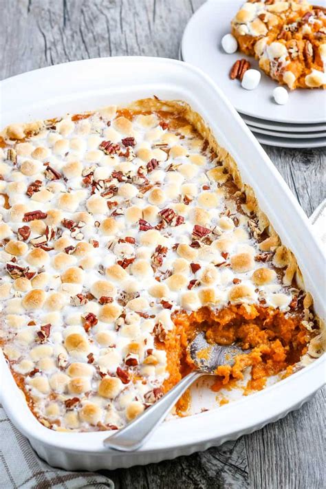 How many protein are in sweet potato casserole - calories, carbs, nutrition