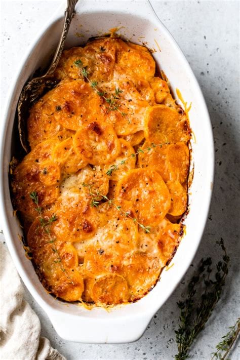 How many protein are in sweet potato gratin - calories, carbs, nutrition